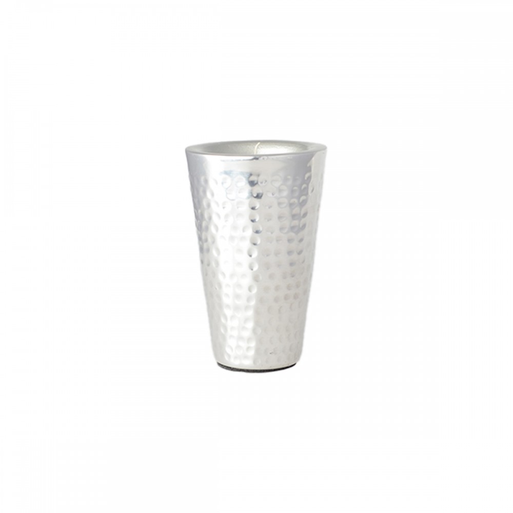 Bougie martelé argent grand modèle