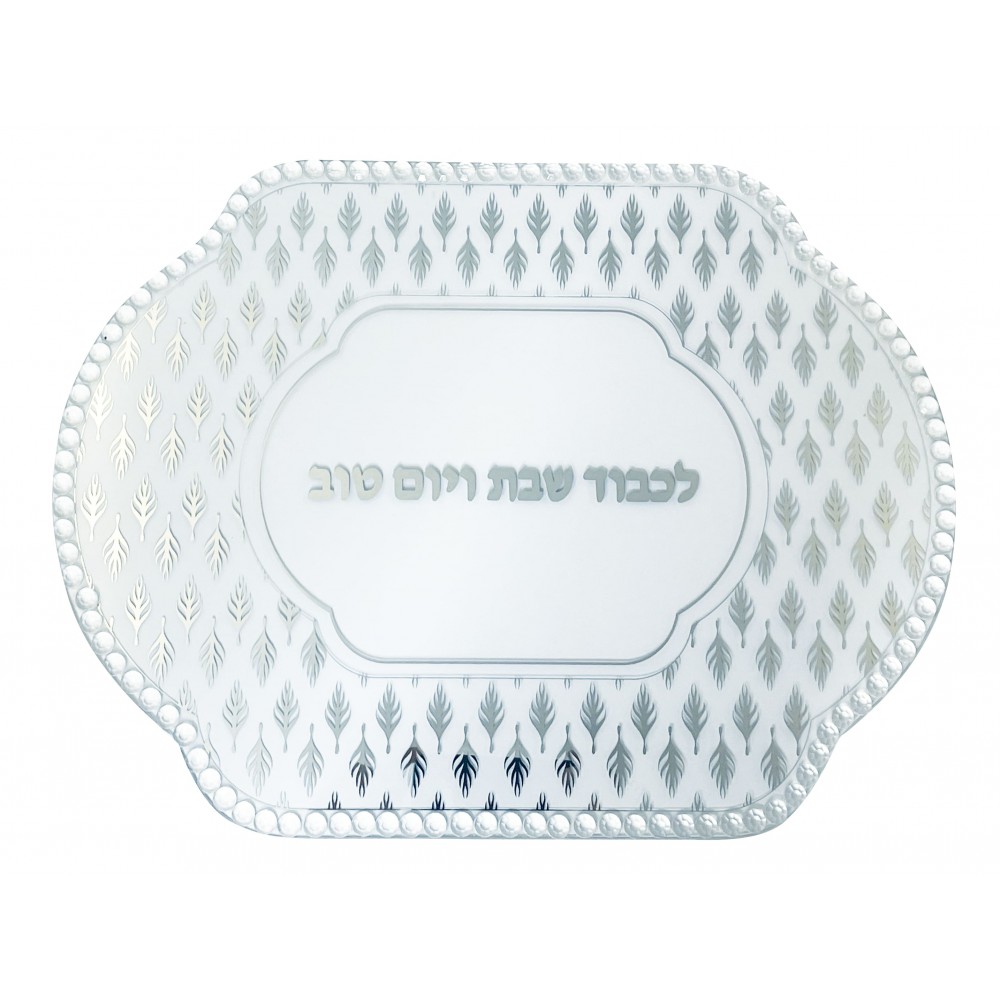 Plat à pain 45x30 akiva argent