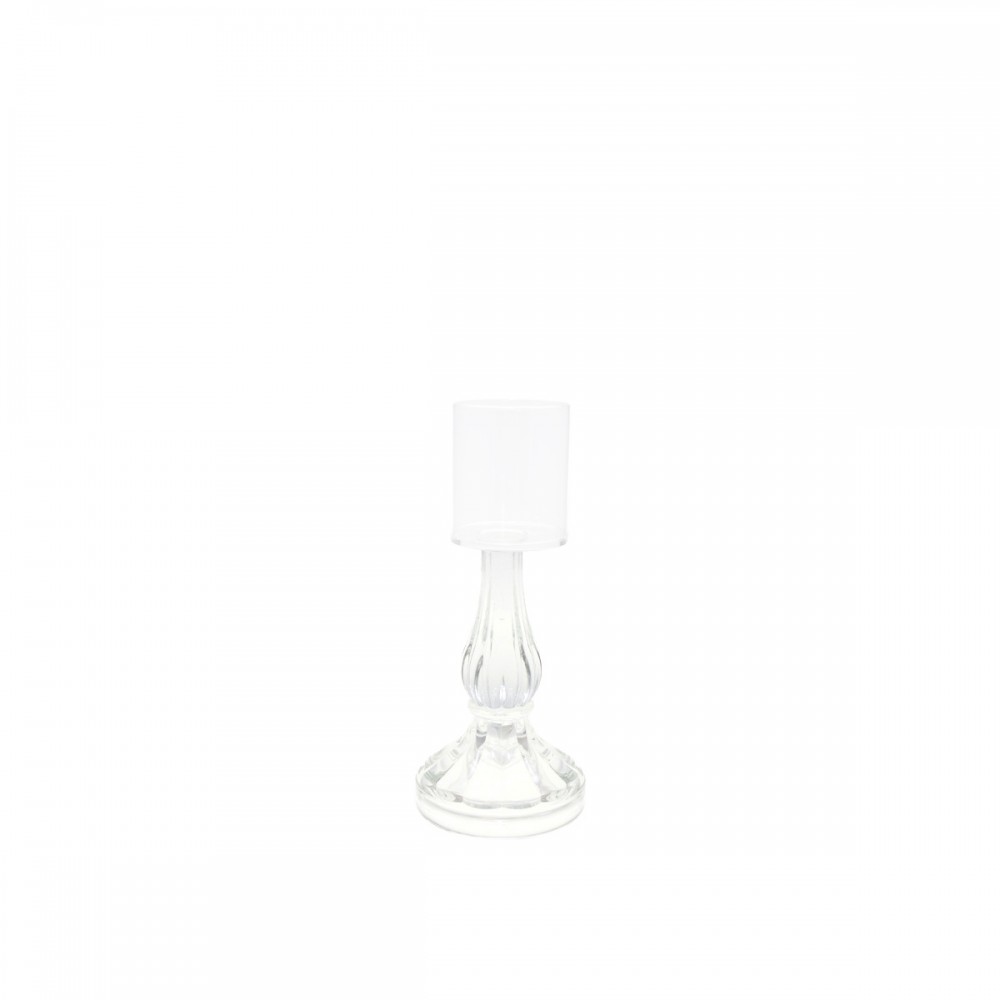 Chandelier transparent petit modèle h21cm