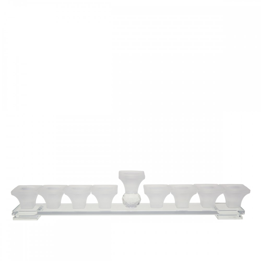 Menorah blanche 37x4x7cm