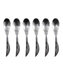 Set 6 cuillères Inox kiwi/pamplemousse