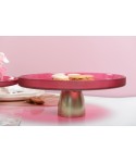 Gold raspberry cake stand 28cm