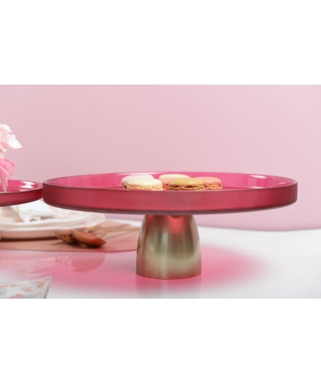 Gold raspberry cake stand 28cm