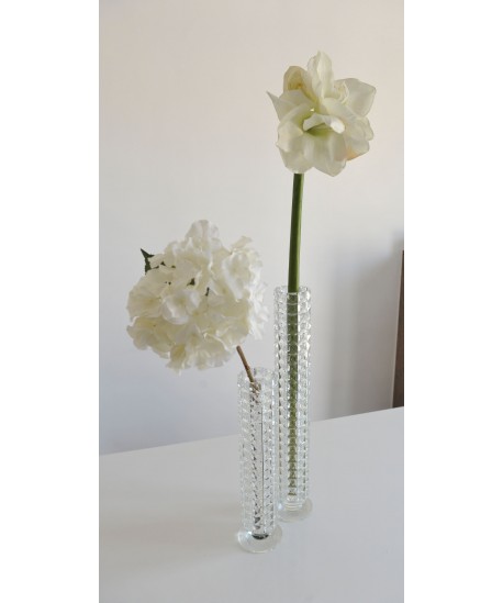 Vase cristal 10x10x39cm