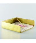 Matte gold napkin holder