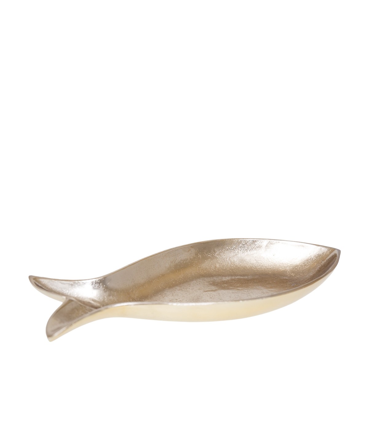 Golden fish dish 51x22.5x5.5cm