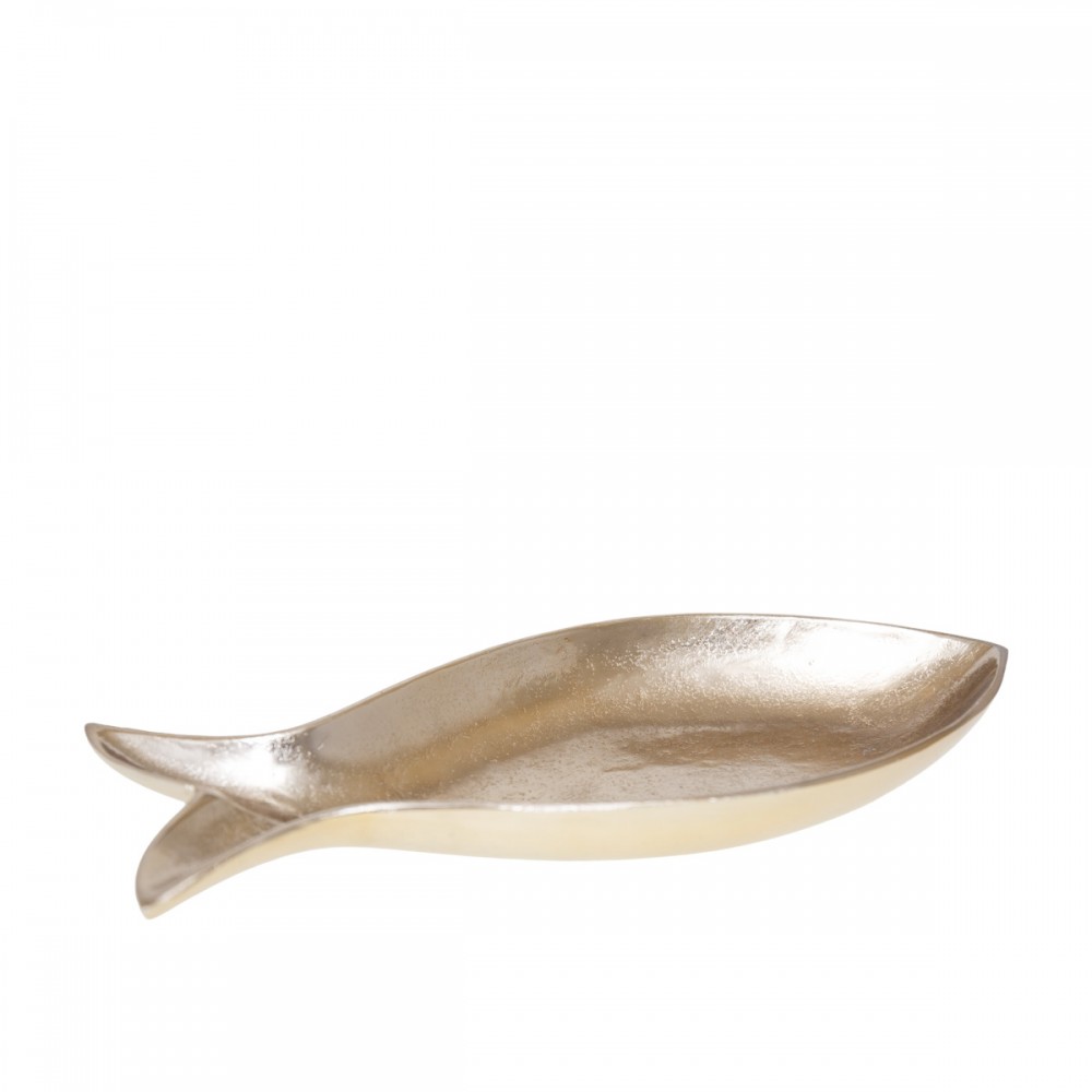Golden fish dish 51x22.5x5.5cm