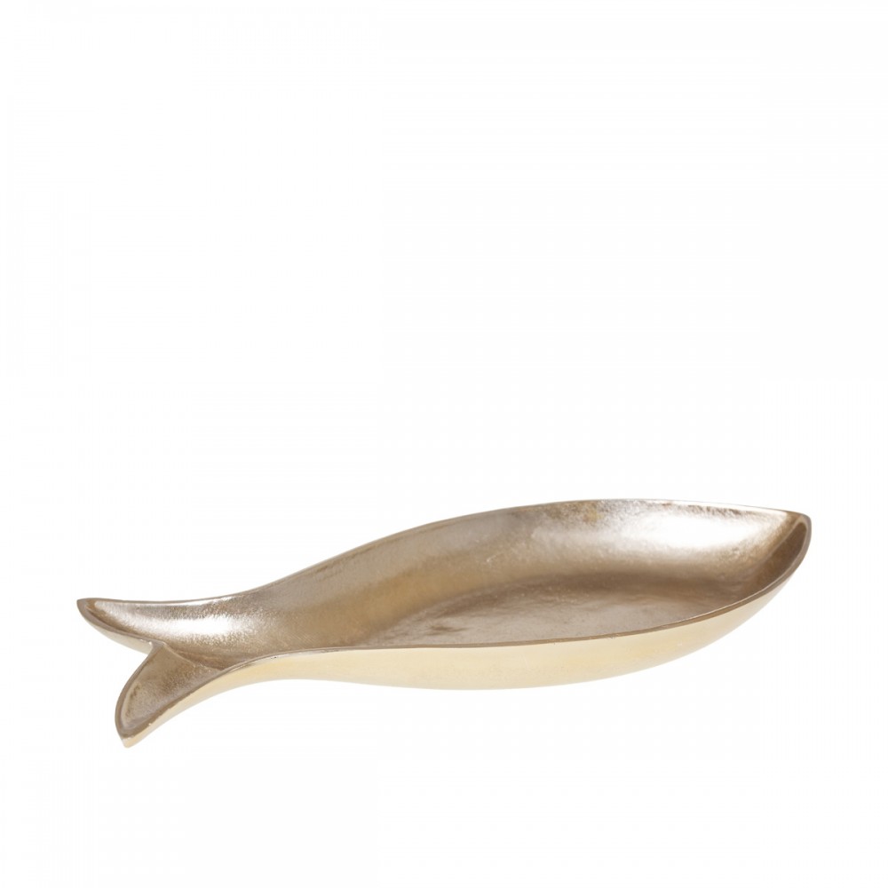 Golden fish dish 42x18x5.5cm