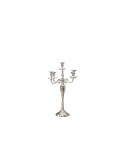 Bougeoir 5 feux argent 40cm