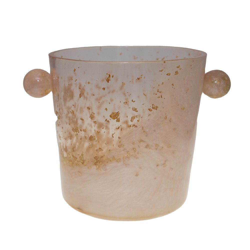 Glittering resin champagne bucket 20x20x20cm