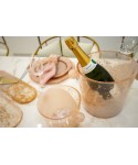 Glittering resin champagne bucket 20x20x20cm