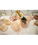 Glittering resin champagne bucket 20x20x20cm