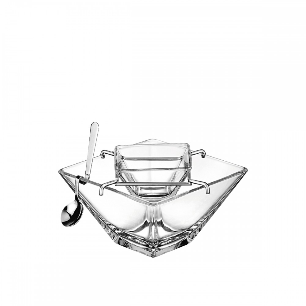 Service caviar 14x14x10cm