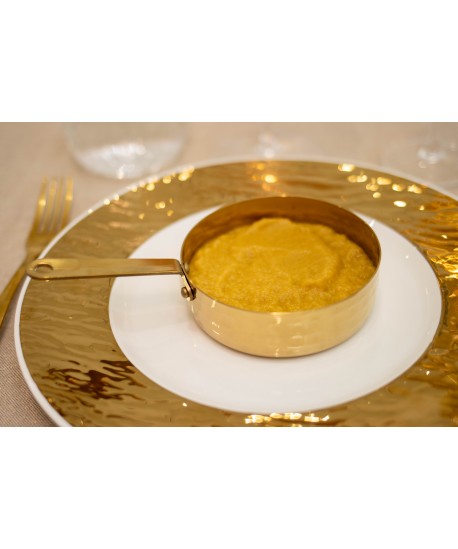 Mini golden casserole 10.5x10.5x3.5cm