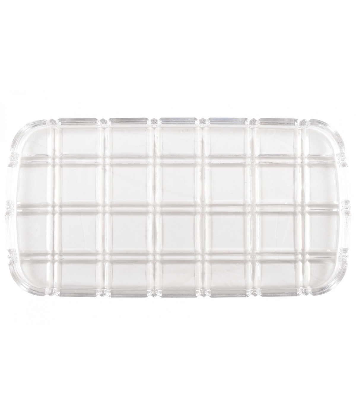 Rectangular lattice cake plate