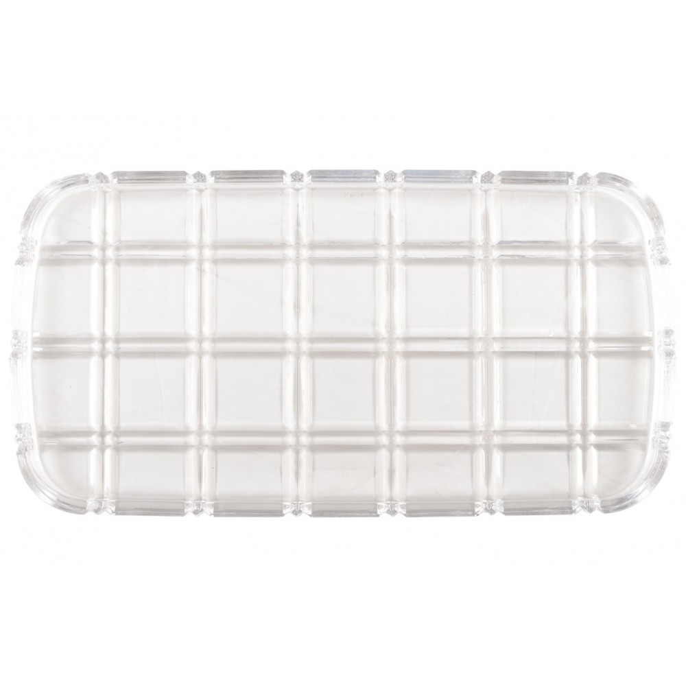 Rectangular lattice cake plate