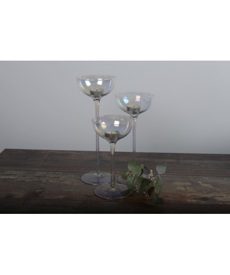 Photophore nacre - lot de 3