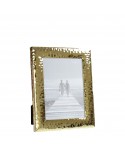 Hammered gold photo frame 10x15cm