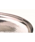 Plateau rond 40 cm martelé