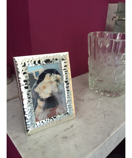Hammered photo frame 13x18cm
