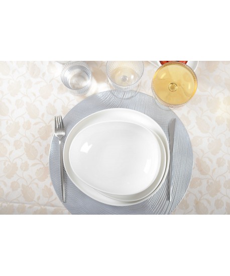 Assiette à dessert blanche céramique