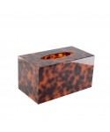 Leopard print tissue box 22.6x12.6x12cm