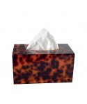 Leopard print tissue box 22.6x12.6x12cm