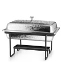 Chafing dish rectangle martelé 4l 40cm