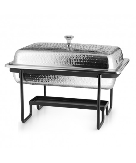 Chafing dish rectangle martelé 4l 40cm