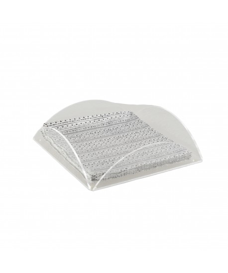 Porte-serviettes en acrylique 19.1x19.1x5cm