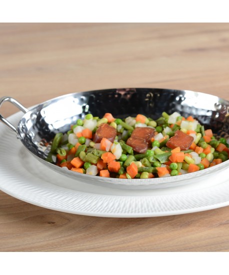 Mini casserolette ovale mat avec deux manches 25x18.5x3.2cm