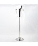 Seau à champagne sur pied inox h.84cm