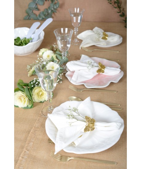 White melamine salad bowl 26x26x8cm