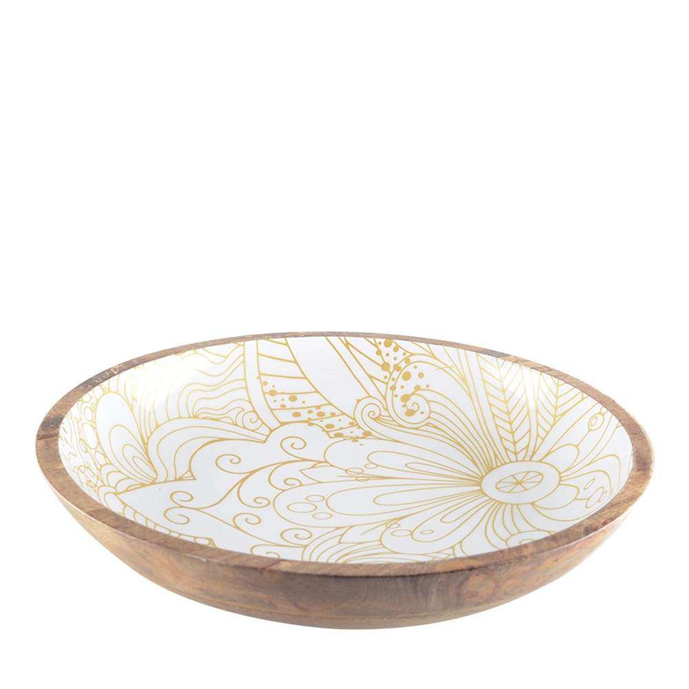 Large abstract bowl 40x40x8cm