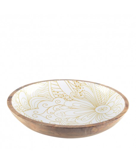 Large abstract bowl 40x40x8cm