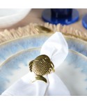 Gold fish napkin rings - set of 4