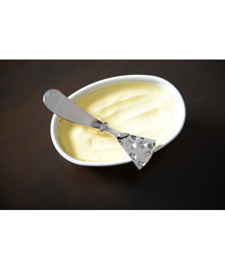 Tartineur design fromage argent - lot de 2