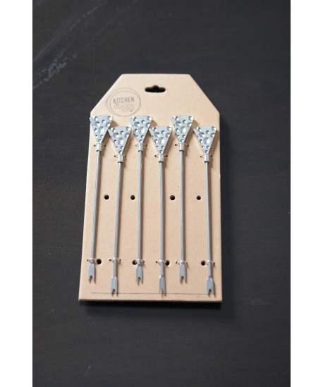 Piques apéritif fromage argent