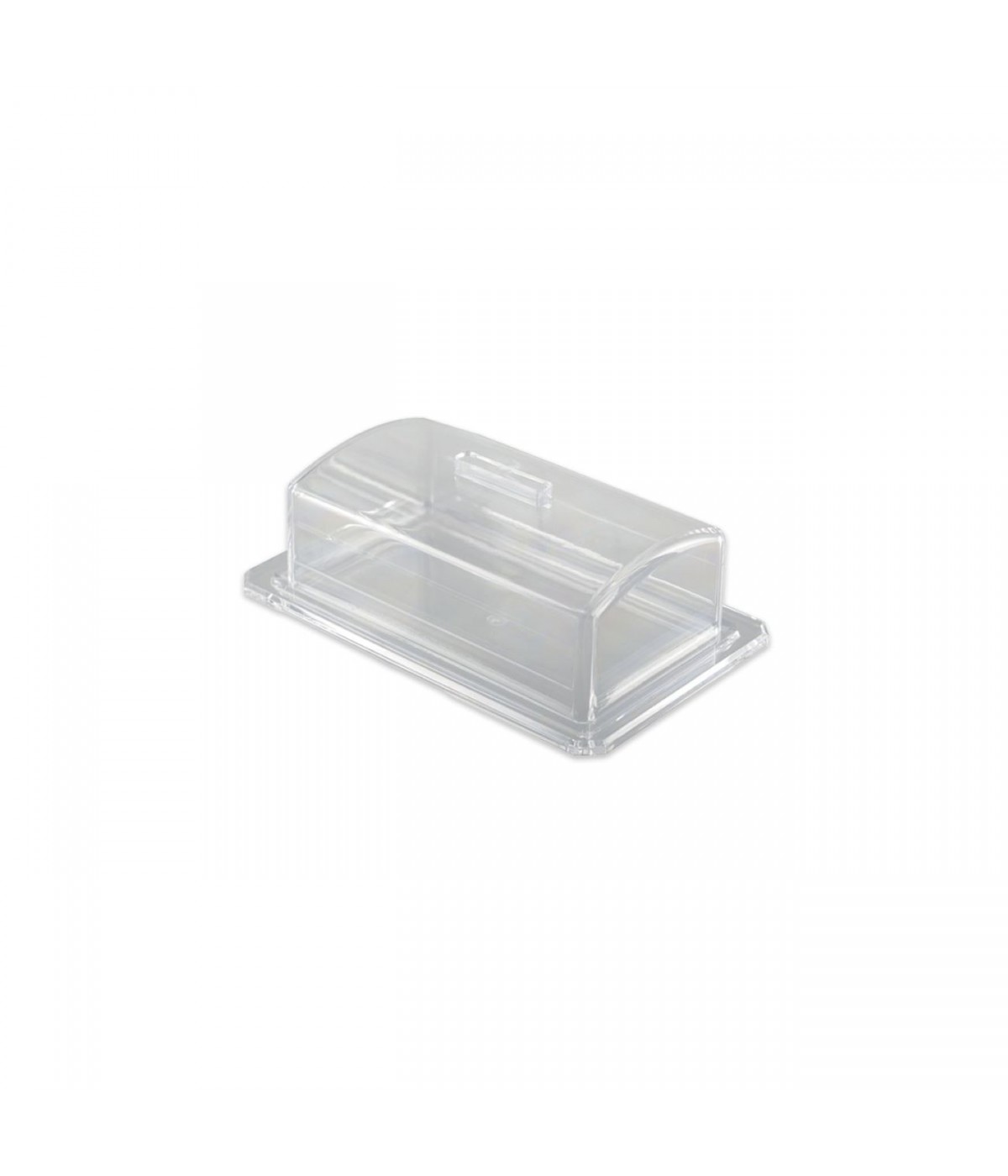 Acrylic butter dish 17x10x6.5cm