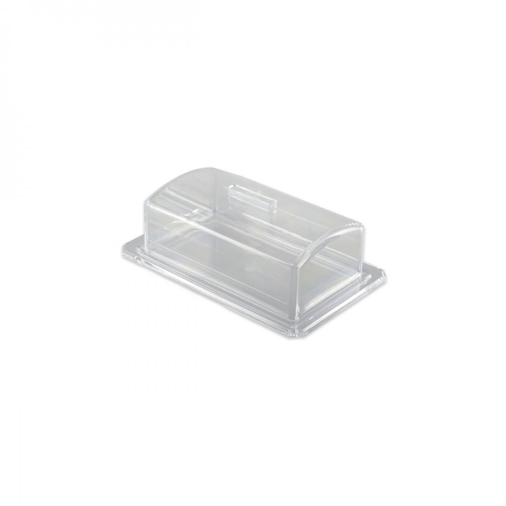 Acrylic butter dish 17x10x6.5cm