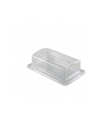 Acrylic butter dish 17x10x6.5cm