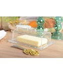 Acrylic butter dish 17x10x6.5cm