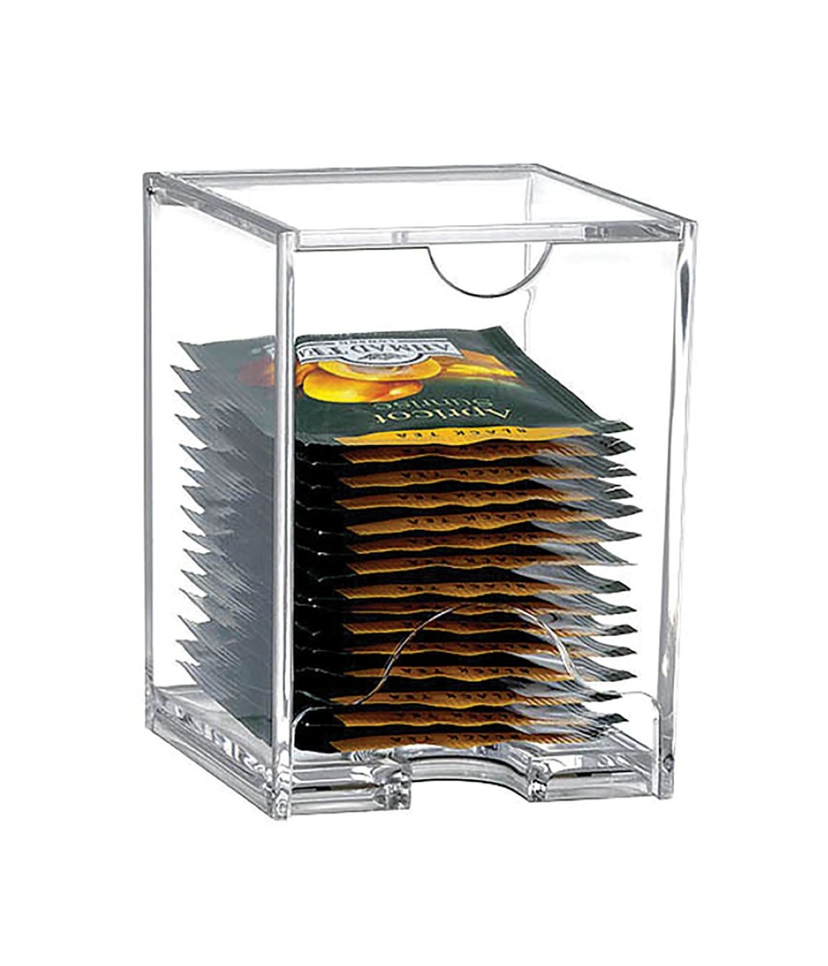 Rectangular acrylic tea box