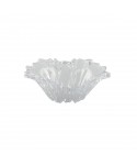 Acrylic flower-shaped fruit bowl 29.2x29.3x10.7cm