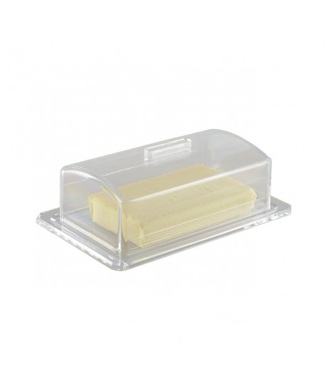 Acrylic butter dish 17x10x6.5cm