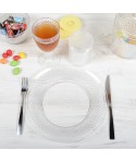 Assiette plate acrylique diamant