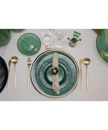 Assiette plate light green