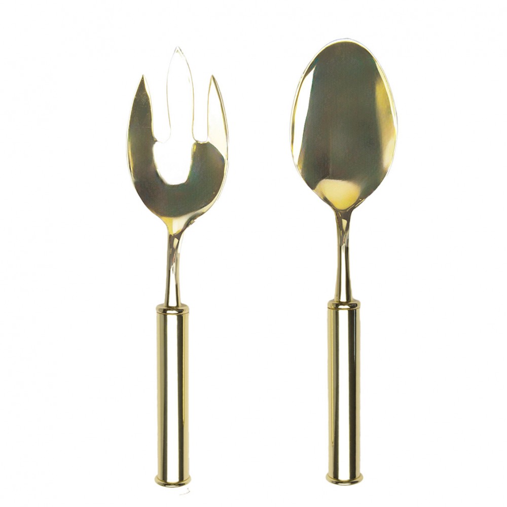 Couvert à salade doré