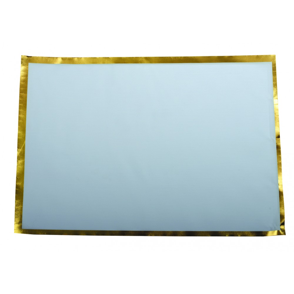 Disposable placemats 31.5x45cm white and gold roll of 32 pieces