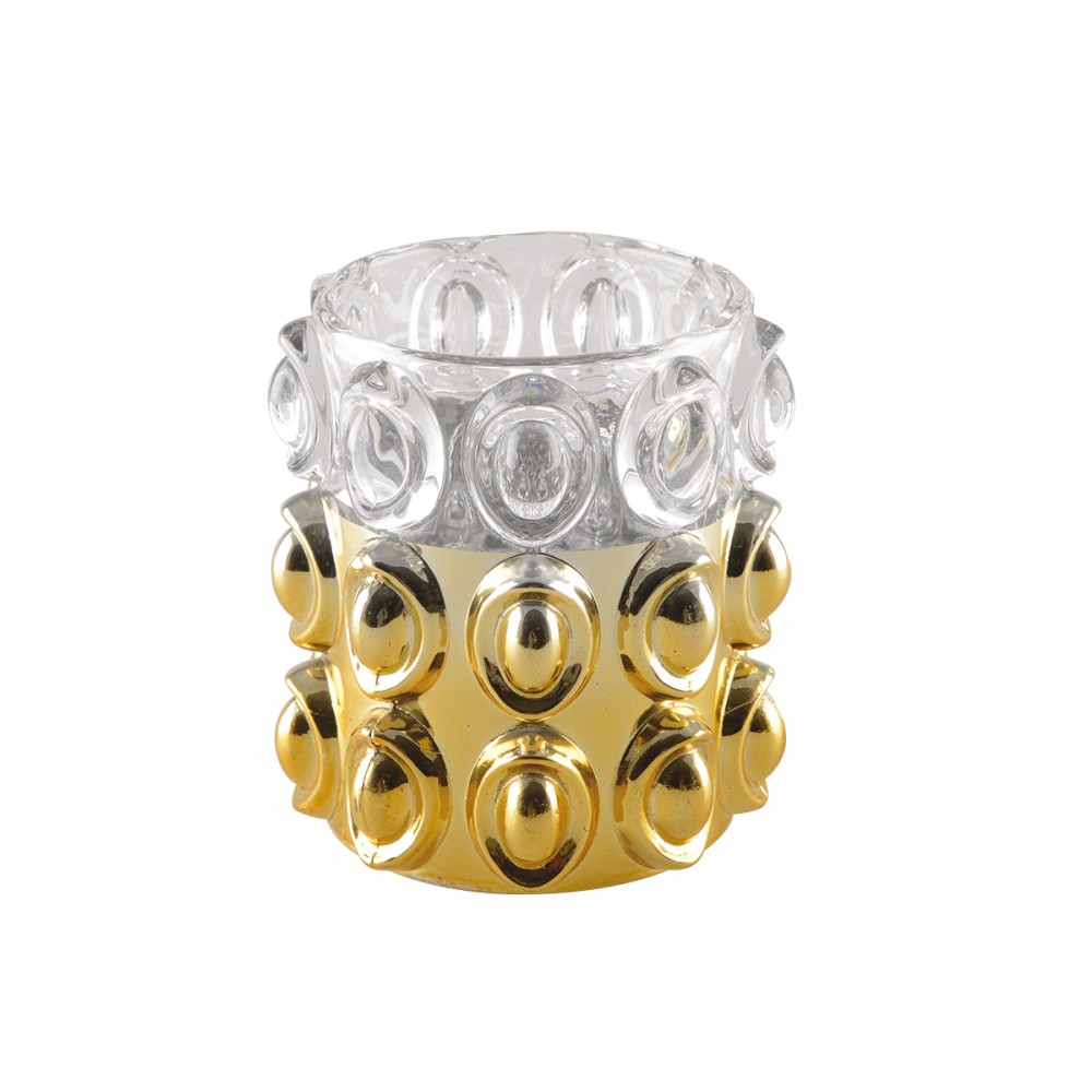 Bubble half-gold candlestick